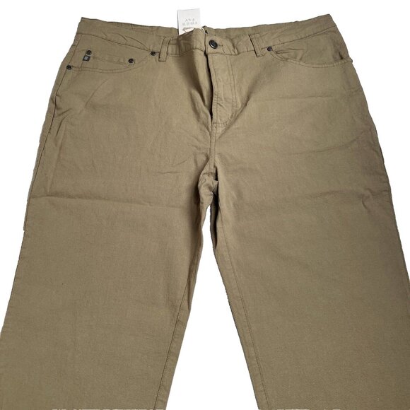 Free Fly Stretch Canvas 5 Pocket Men's Pants Timber Khaki Tan 40x32 - Picture 1 of 9
